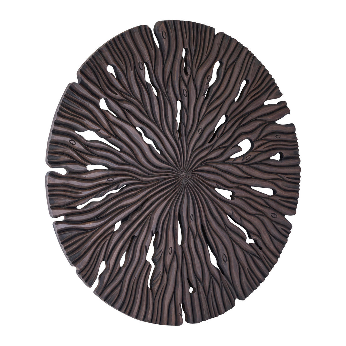 WANDPANEEL Bonte Braun 120/2.5/120cm - Braun, Holz (2.5/120/120cm) - PTMD Collection