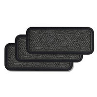 VONKAJŠIA rohož BORDER STAR 3ER SET - tmavosivá, textil (25/60cm) - Astra