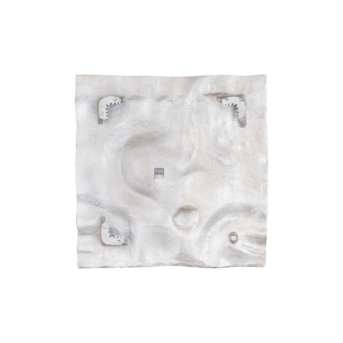 WANDPANEEL Eogan Silber 50/5/50cm - Silberfarben, Metall (5/50/50cm) - PTMD Collection