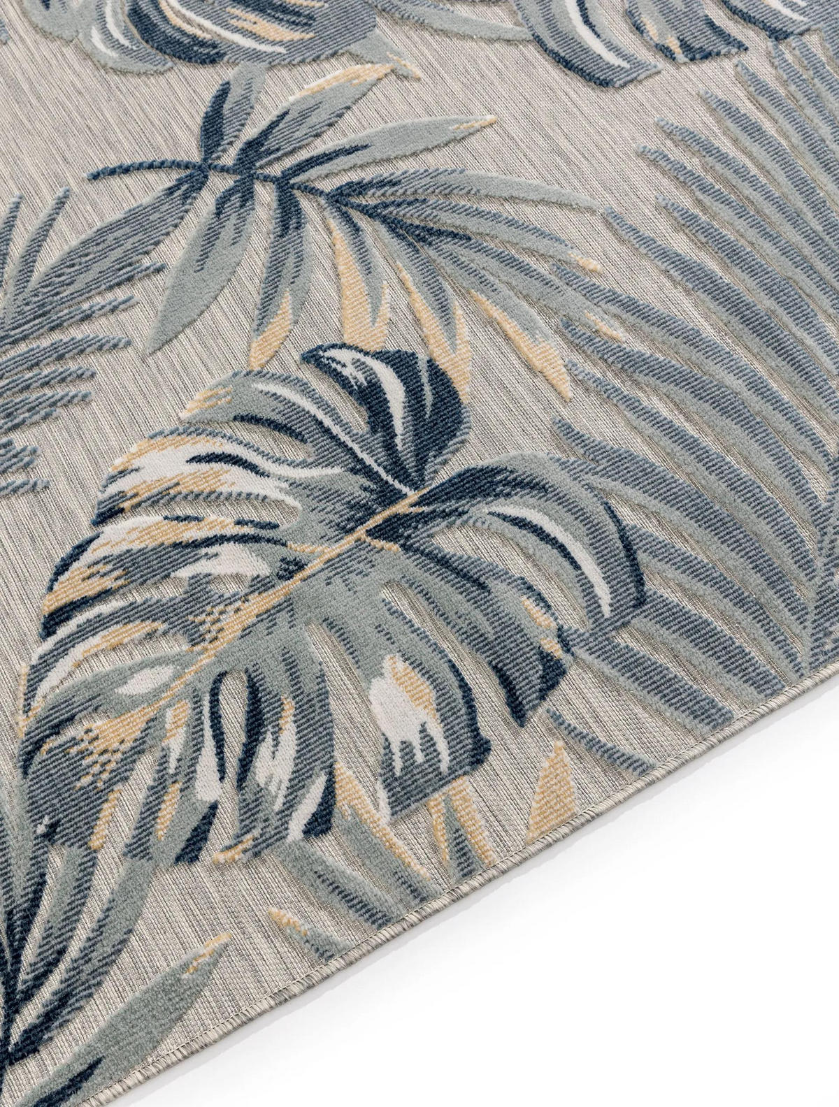 VNITŘNÍ a venkovní koberec Flora Vícebarevné 120x170 cm - béžová, plast/umělá hmota (120/170cm) - benuta