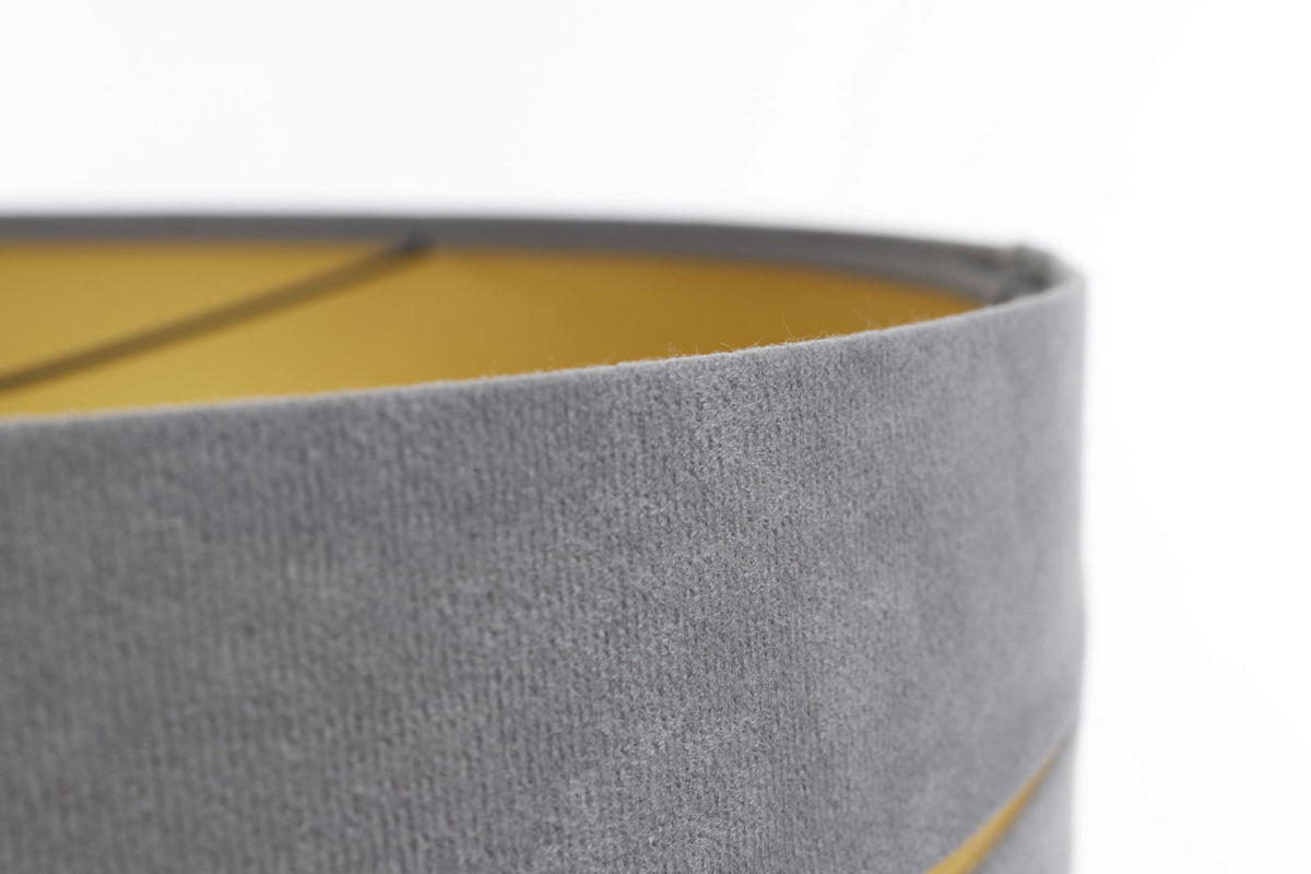 HÄNGELEUCHTE Grau 60/30 cm - Goldfarben/Grau, Kunststoff (60/0.4/30cm) - ONZENO