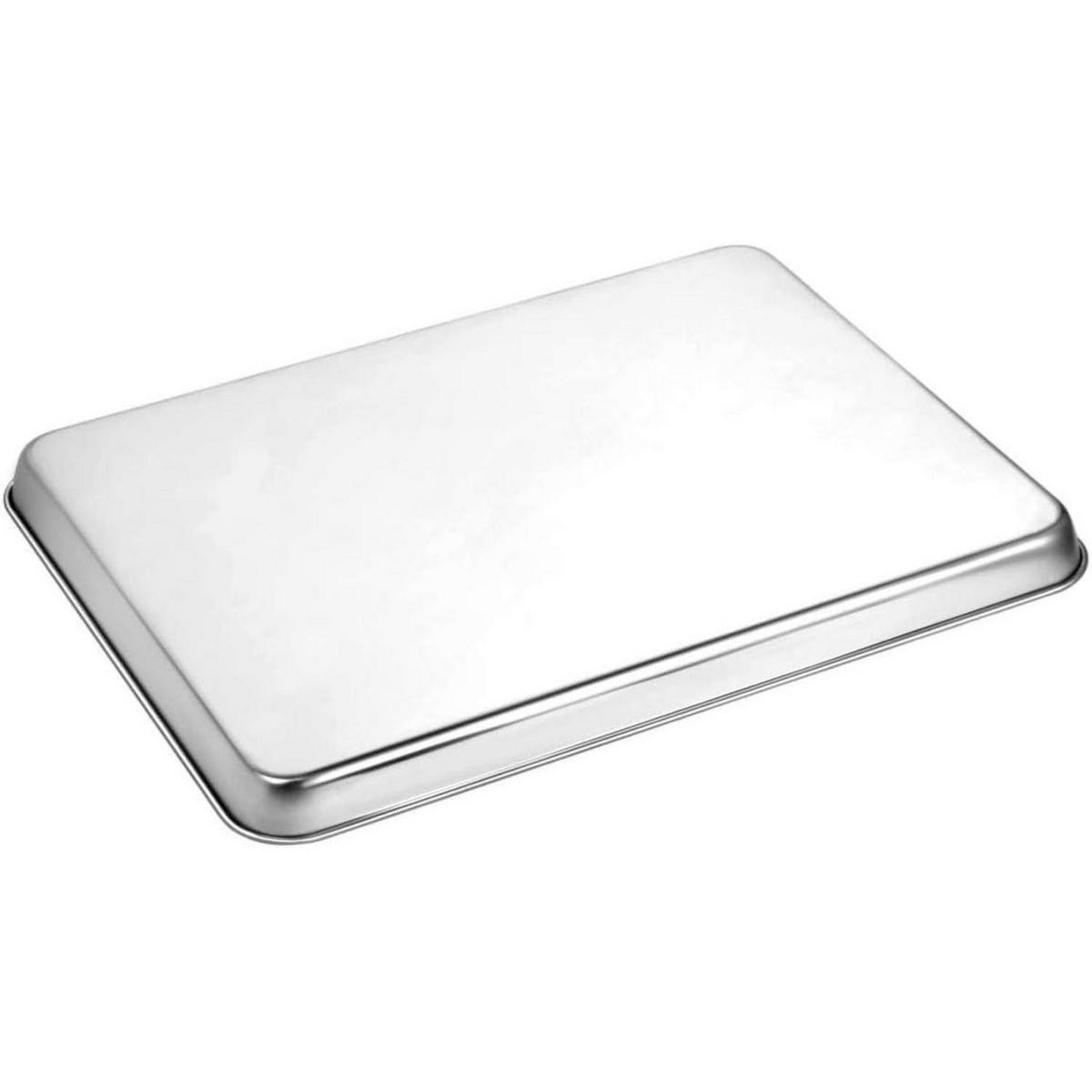 BACKBLECH 2-teiliges Set Edelstahl 40 x 30 cm - Silberfarben, Metall (30/2.5/40cm)