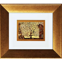 BILD gerahmt 41x36 cm Gustav Klimt „The Fullfillment“ - Braun, Holz (41/36cm) - artissimo