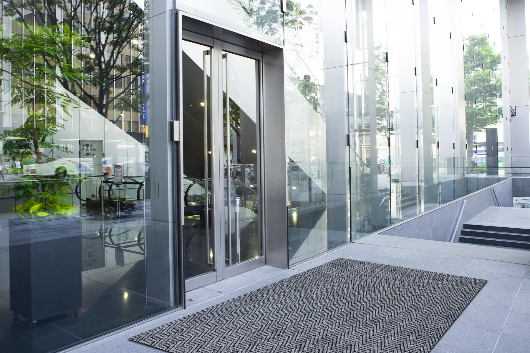 Thumbnail - rugsX Türmatte, Grau, Textil, Rechteckig, 100x500 cm, Teppiche & Böden, Teppiche, Teppichläufer