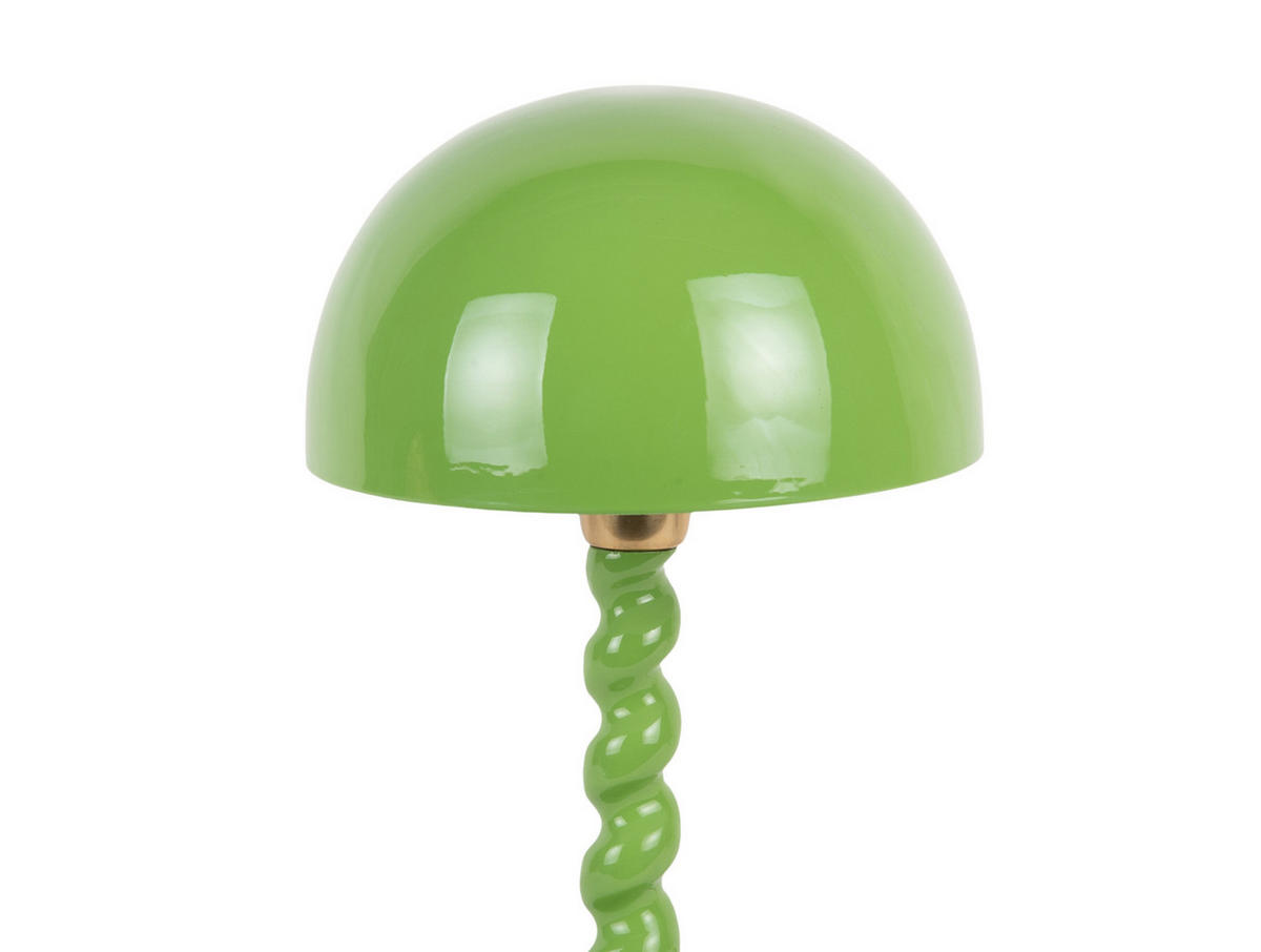 TISCHLAMPE Prisa 25/25/39 cm - Grün, Metall (25/25/39cm) - Leitmotiv