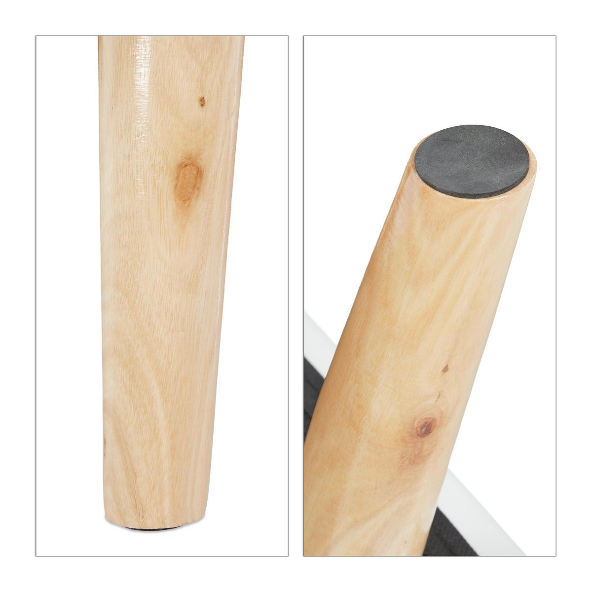 SITZHOCKER - Multicolor, Holz/Holzwerkstoff (40/40/40cm) - Relaxdays
