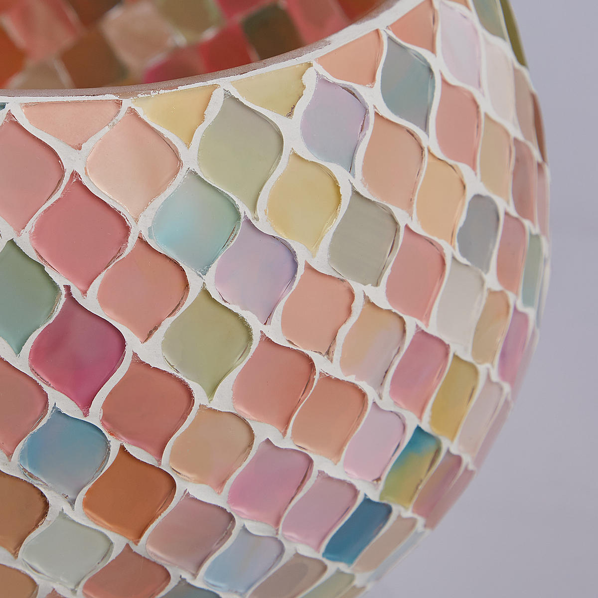 WINDLICHT (2er Set) Pastel Lights - Multicolor, Metall (18/13/18cm) - Butlers