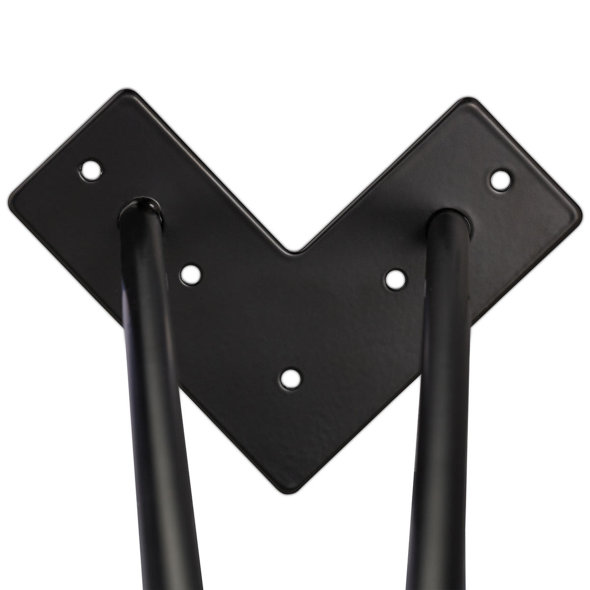 4XHAIRPIN - Schwarz, Kunststoff/Metall (12/30/12cm) - Relaxdays