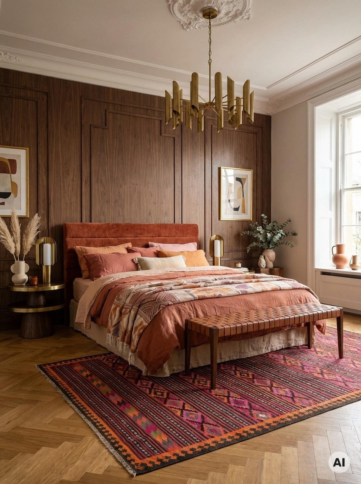 KELIM-TEPPICH handgewebt Kordi Old Rot, Rosa 390/170 cm Schurwolle - Pink/Rot, Textil (170/390cm) - Looma