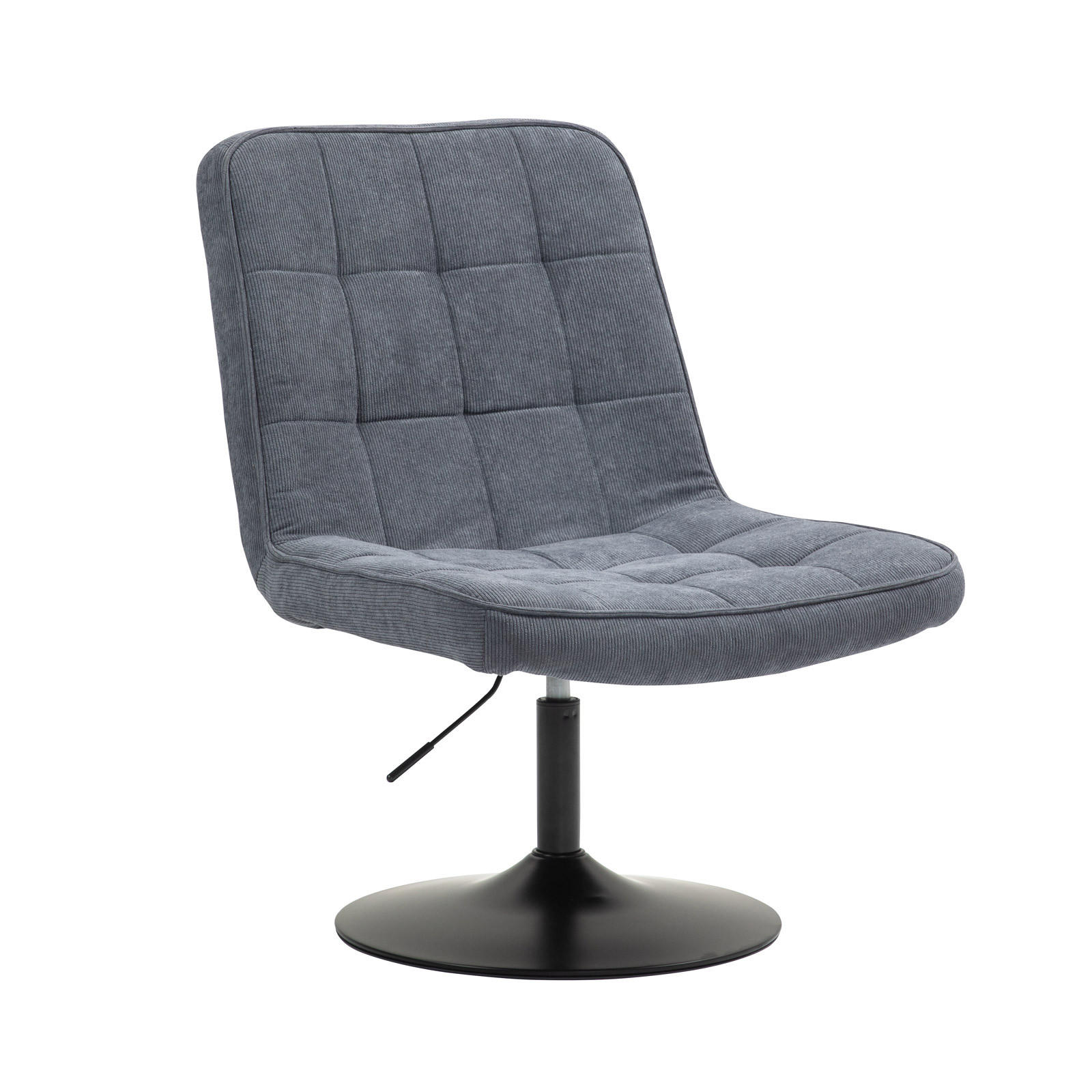 LOUNGESESSEL HENRY Grau - Grau, Textil (62.5/102/76cm) - SVITA