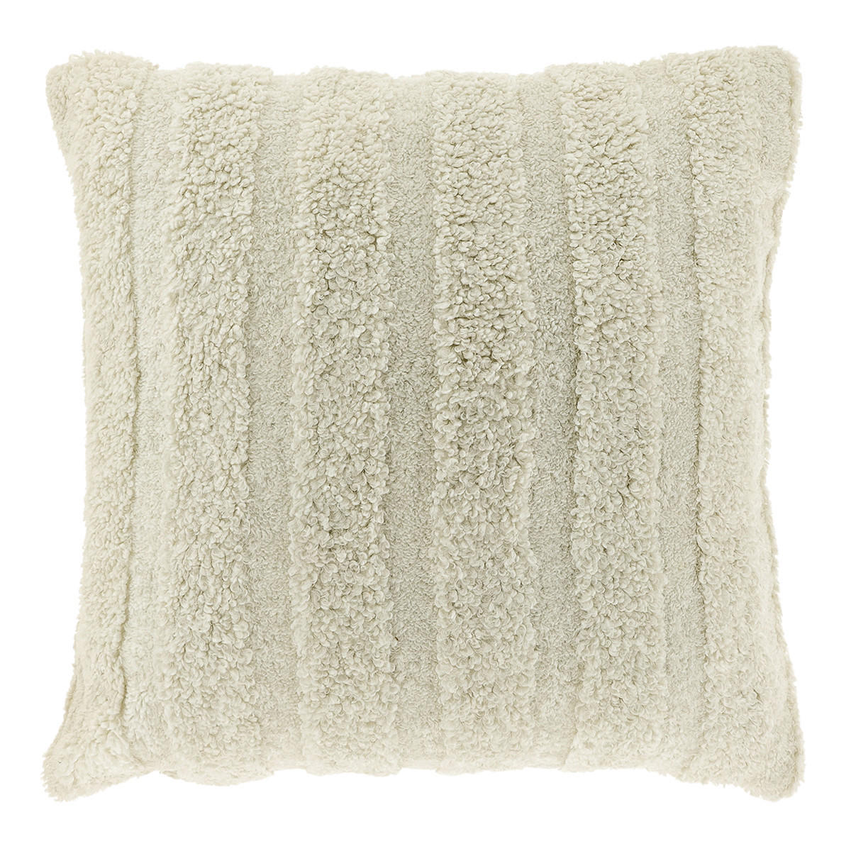 DEKOKISSEN Borah Weiß 45/45/8 cm - Weiß, Textil (45/45cm) - Unique Living