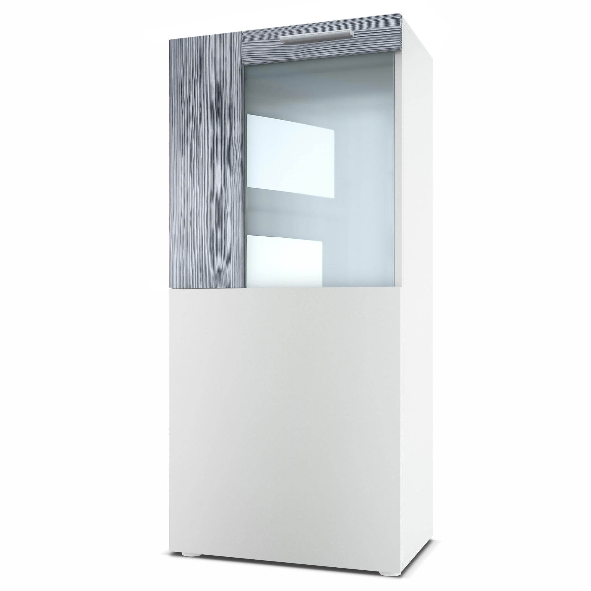 VITRINE Movie Absetzungen in Avola-Anthrazit - Anthrazit, Holzwerkstoff (50.5/111/32.5cm) - Vladon
