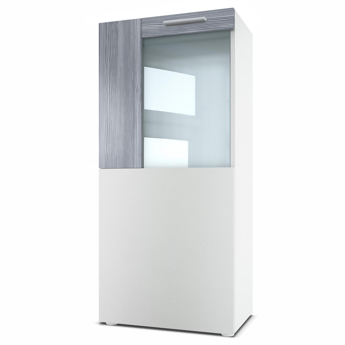 VITRINE Movie Absetzungen in Avola-Anthrazit - Anthrazit, Holzwerkstoff (50.5/111/32.5cm) - Vladon