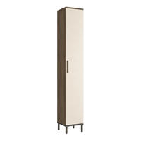 HIGHBOARD Lieto - Eichefarben/Anthrazit, Holzwerkstoff/Metall (29.5/183.5/29.5cm) - [en.casa]