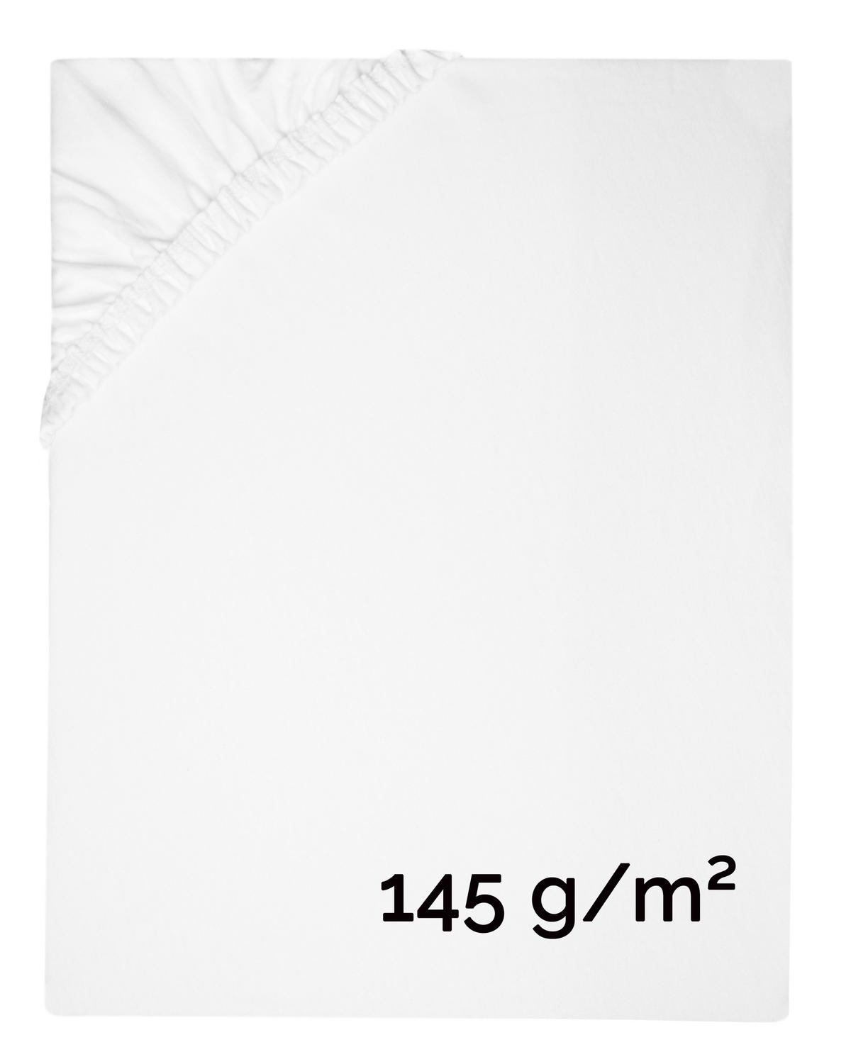 SPANNBETTLAKEN, 180x200 cm, 100% Baumwolle, Weiß - Weiß, Textil (180/200cm) - Zollner