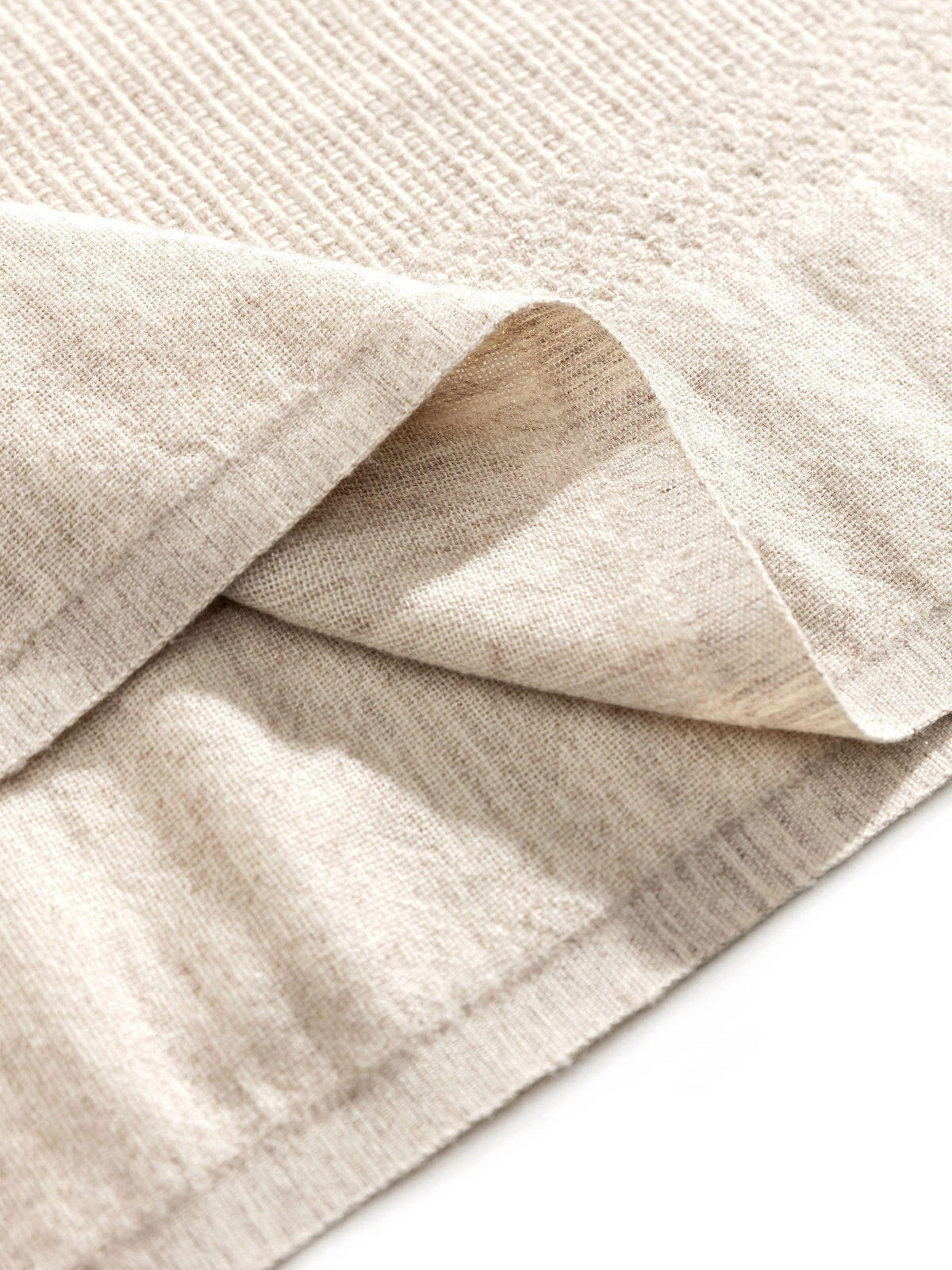 DECKE Olivia Beige 140x200 cm - Beige, Textil (140/200cm) - benuta Pure