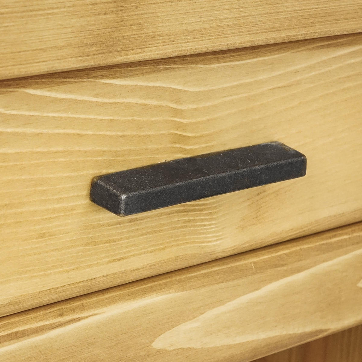 NACHTTISCH aus Massivholz SARA - Honig, Holz (45/50/35cm) - Seart