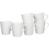 KAFFEEBECHER Vio weiß 300 ml 6er Set - Weiß, Keramik (0.3L) - Ritzenhoff Breker