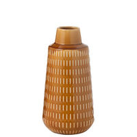 VASE RIA - Porzellan - Orange - L - Ø 15.5 cm - Orange, Keramik (31cm) - J-Line