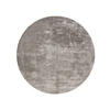 VISKOSETEPPICH rund Nela Grau ø 120 cm rund - Grau, Textil (120/120cm) - benuta Pure