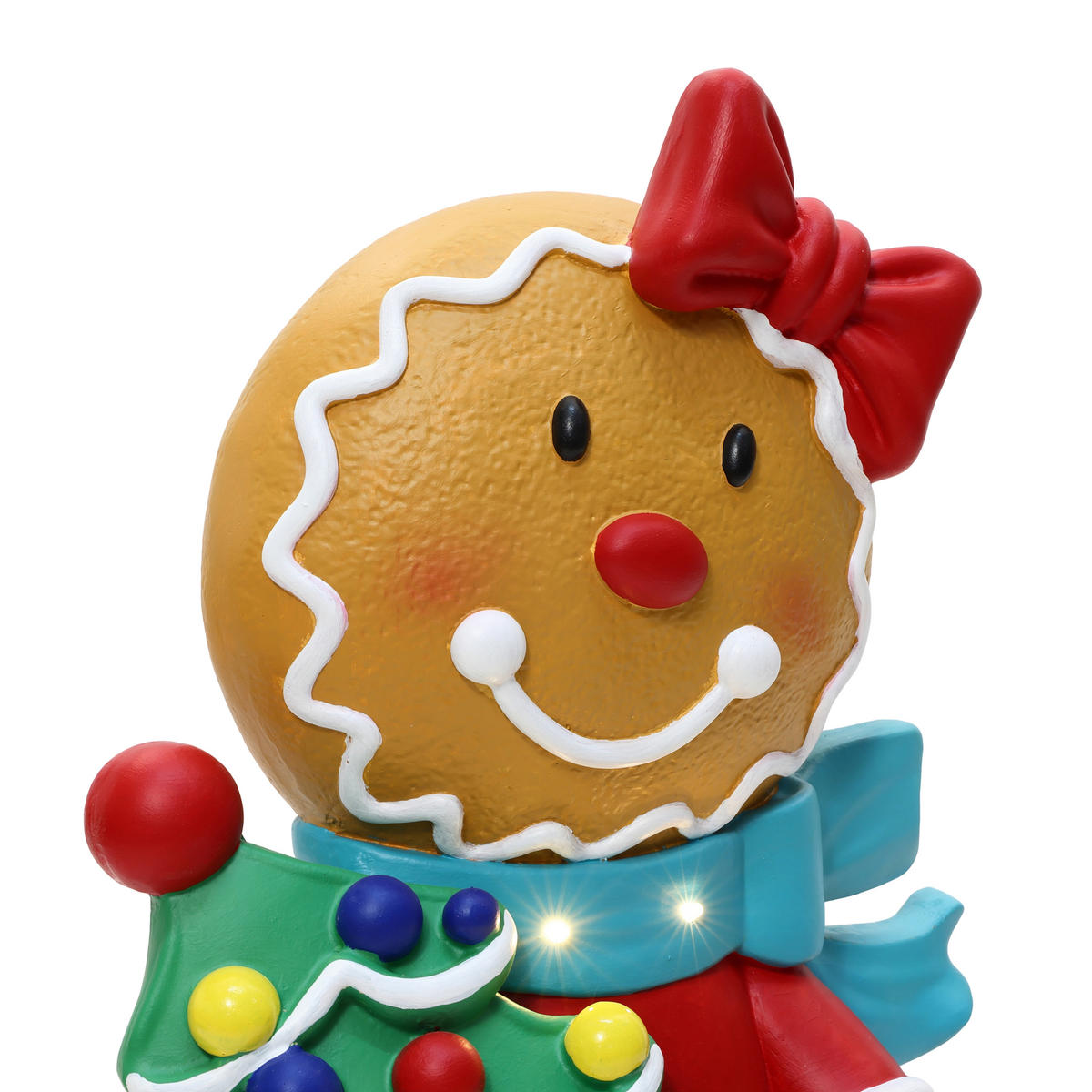 LEBKUCHENMANN Stehfigur 61CM HTHD0368-S - Braun, Stein (23.5/61/28cm) - Hometopia