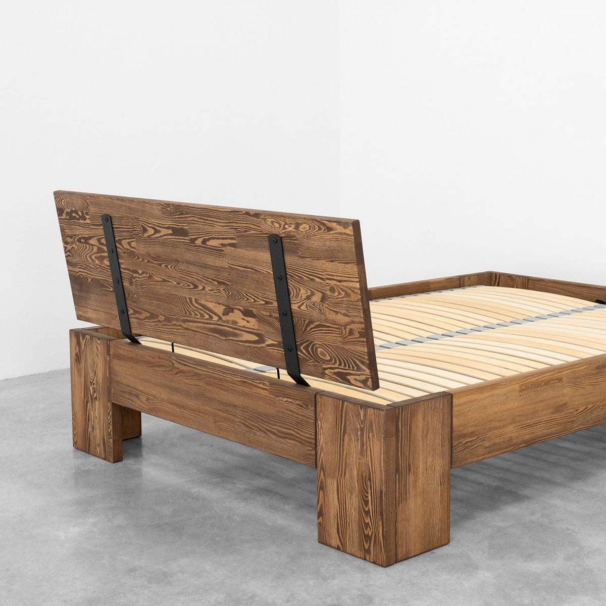 BETT aus Massivholz MARIKA II - Dunkelbraun, Holz (180/200cm) - Seart