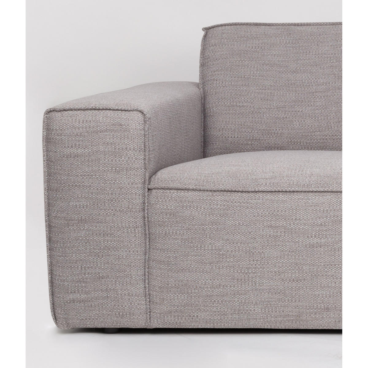SOFA 2,5-SITZER Bor Grau - Grau, Textil (200/74/94cm) - Zuiver