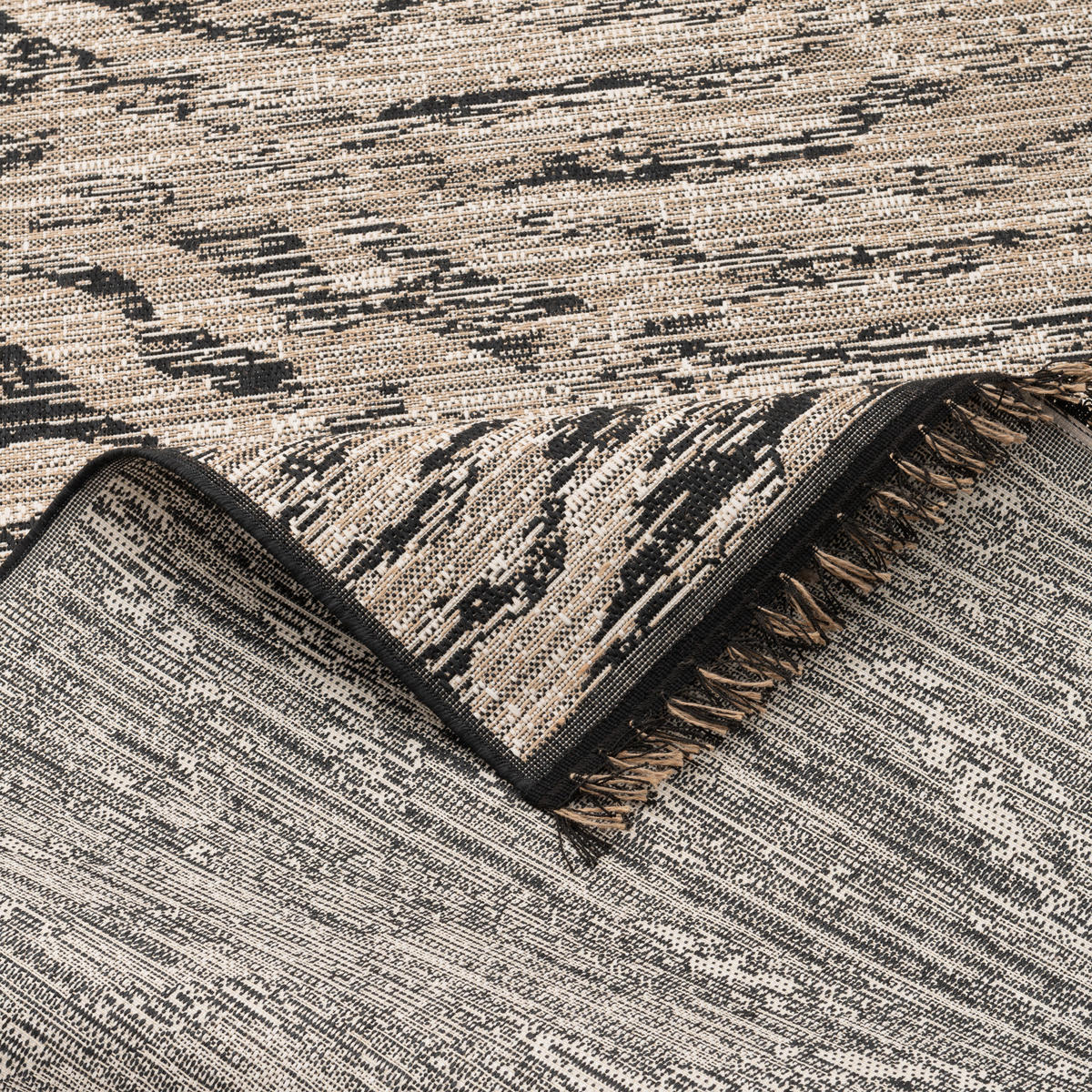 JUTE NATUR STYLE TEPPICH ORIGIN ANIMAL PRINT - Beige, Textil (80/150cm) - Pergamon