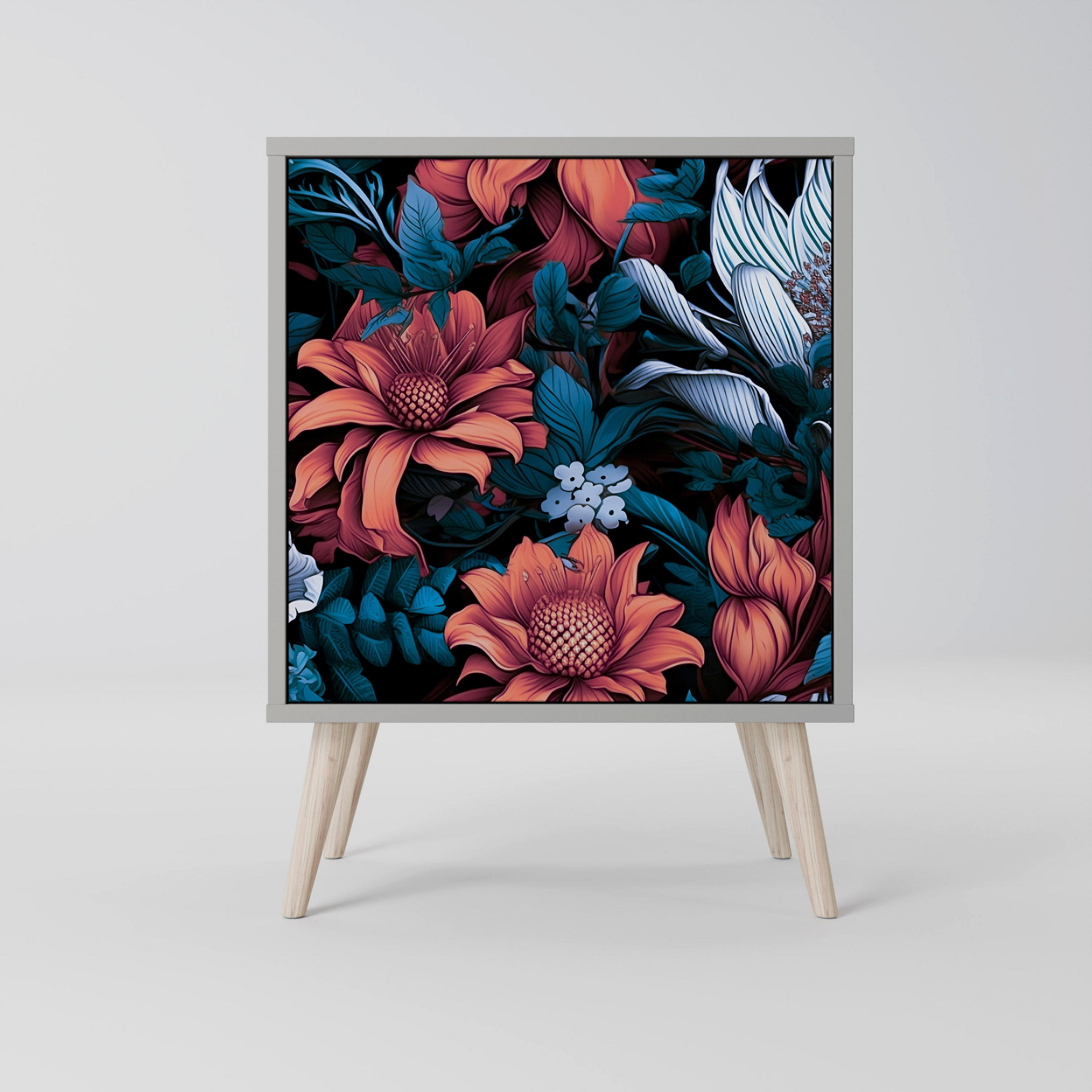 SpaceRebels Sideboard Grau 57.5x77.5x42 cm