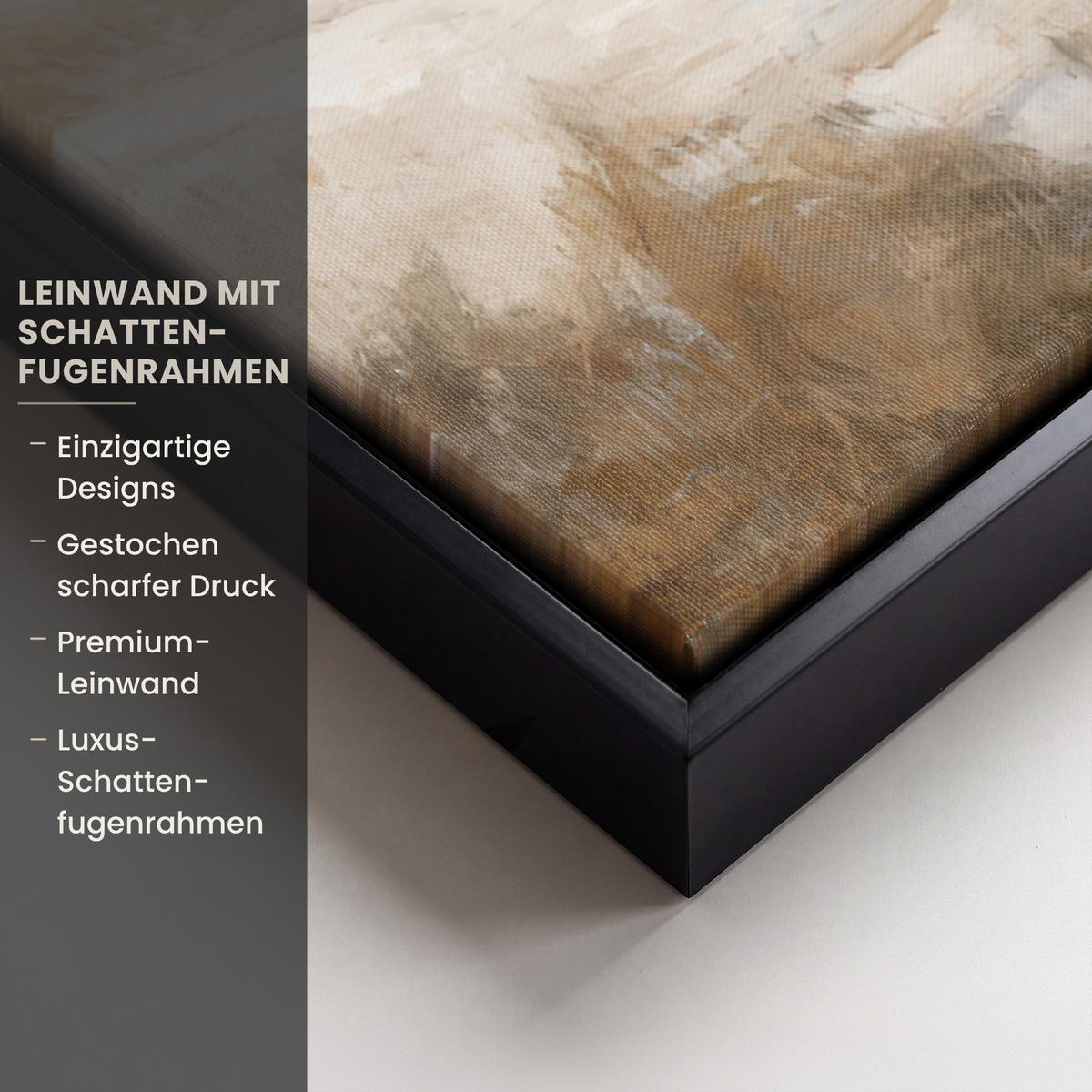 LEINWAND Bilder mit Rahmen - Jesus - Kniend - Waldlandschaft - Betend - 40x60 - Beige, Textil (40/60cm) - MuchoWow