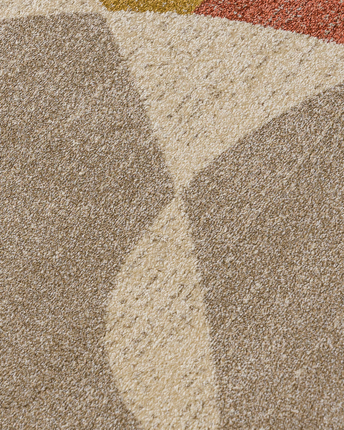 TEPPICH Beige Geometrisch In-Outdoor Pflanzlich Kurzflor Rechteckig 200 x 300 cm - Multicolor, Textil (200/300cm) - Mazovia