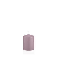 STUMPENKERZEN Mauve Lila Ø 58 x 80 mm, 16 Stück - Mauve, Paraffin (6/8cm) - Wiedemann Kerzen