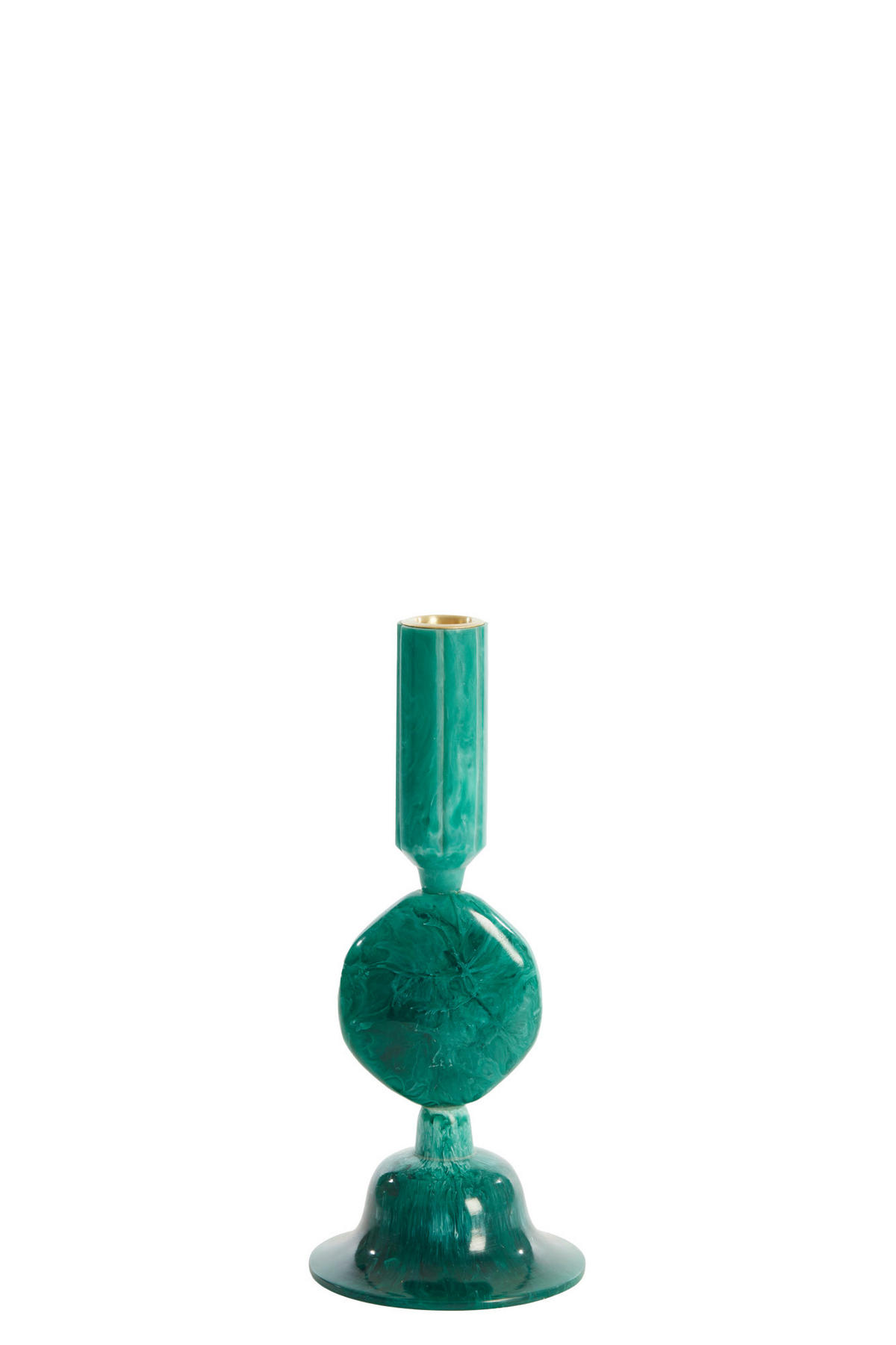 KERZENHALTER Kumopa Blau Ø10/25 cm - Blau, Kunststoff (10/25/10cm) - Light & Living