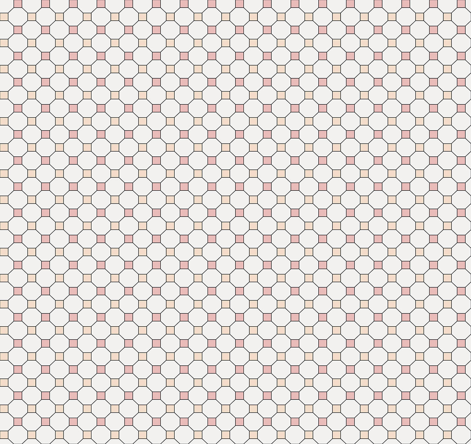 TAPETE Karomuster 53 cm x 10 m - Weiß, Papier (53/1000cm) - Sanders & Sanders