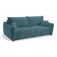 SOFA Hallora - Blau (Tilia 75) - Blau, Holzwerkstoff (240/88/108cm) - Möblo