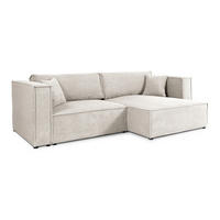 SOFA Jimmy 3 Sitzplätze Gebrochenes Weiß - Weiß, Holz (245/77/148cm) - Petits-meubles