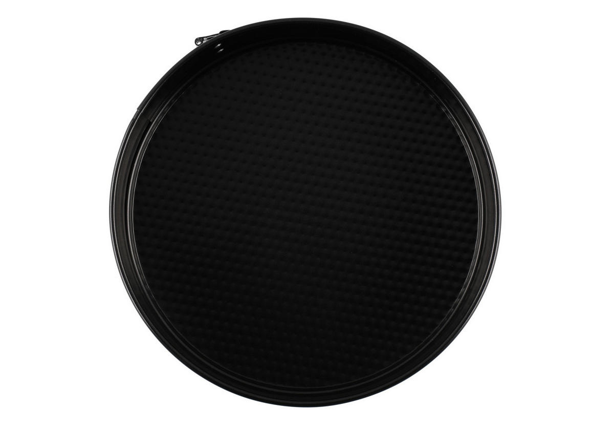 KUCHENFORM mit Griffen Ø 26 cm - Schwarz, Metall (27.5/7/27.5cm)