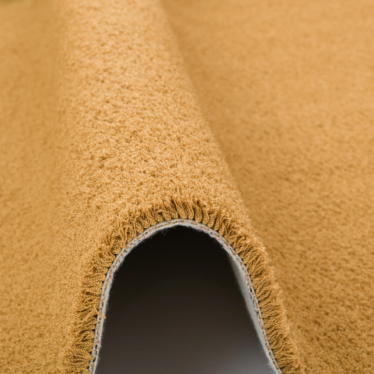 LUXUS LÄUFER HOCHFLOR SHAGGY TEPPICH VELVET - Currygelb, Textil (100/300cm) - Snapstyle