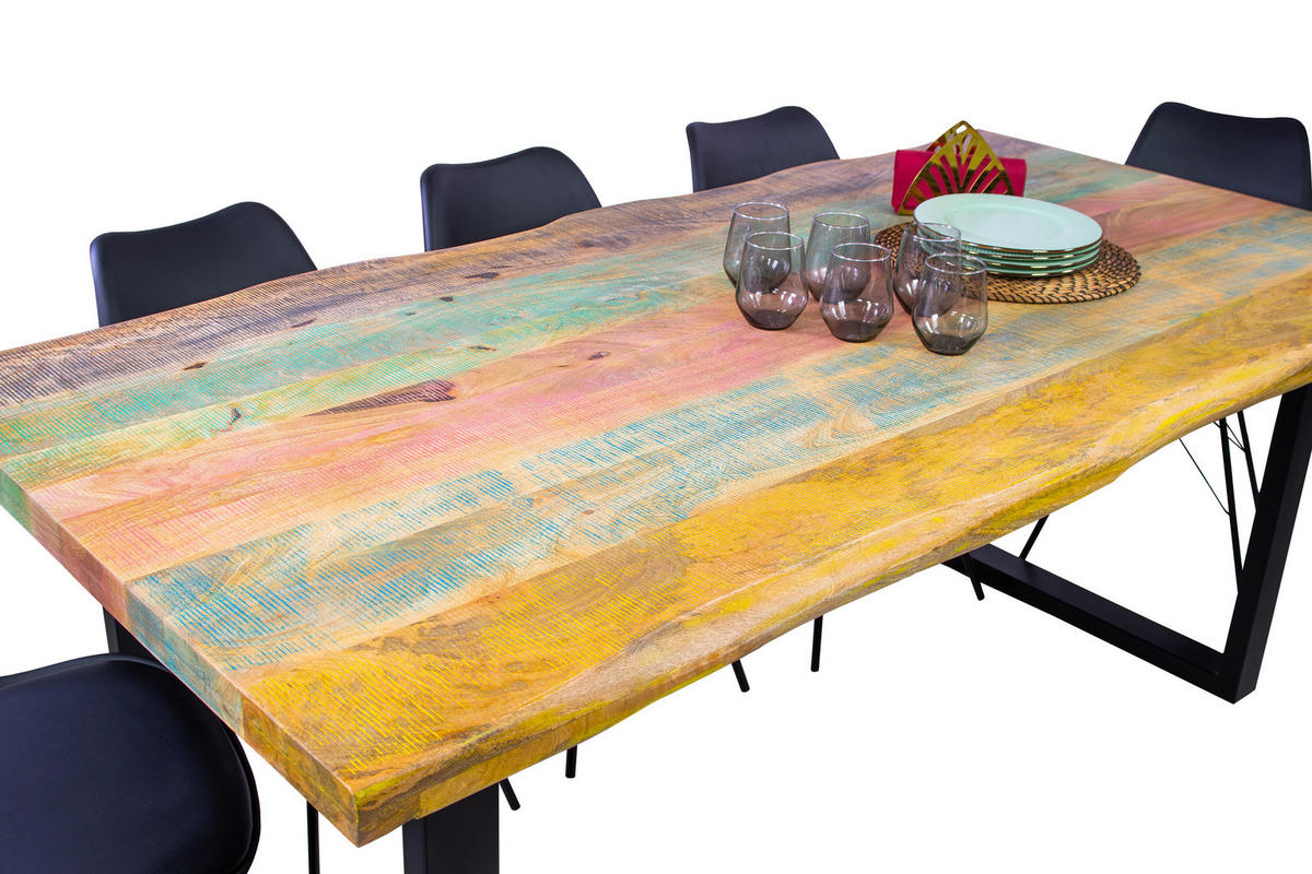 ESSTISCH LIBRO - Multicolor, Holz (85/160/77cm) - SAM