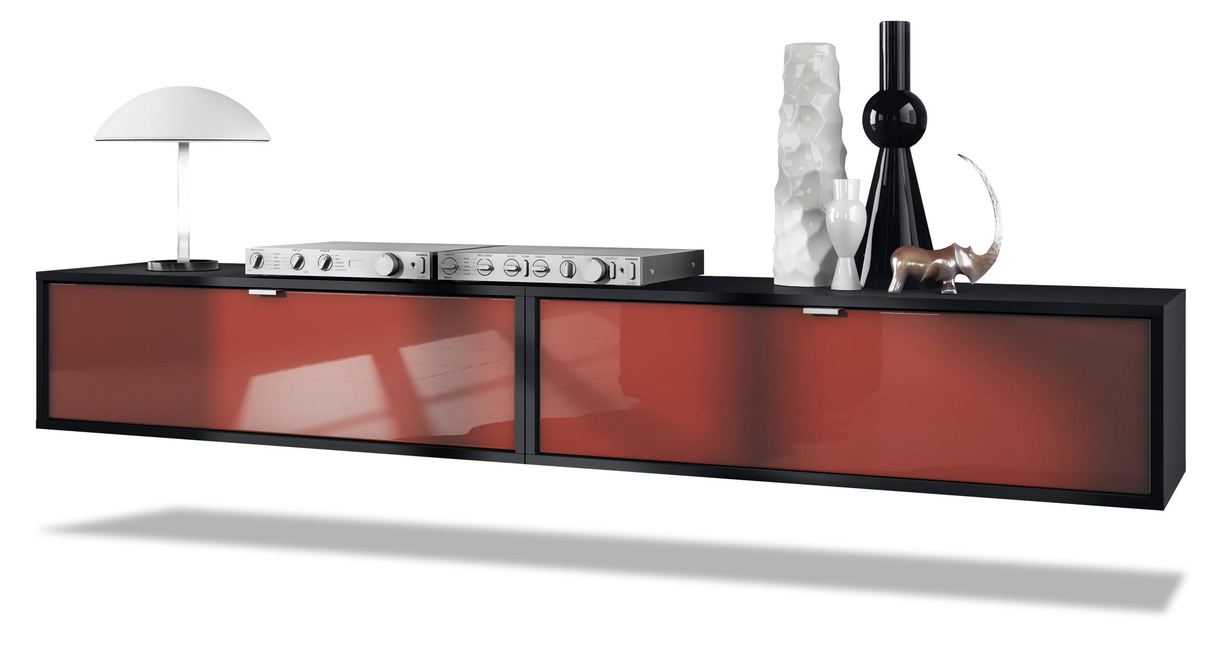 Vladon Lowboard Bordeaux 100x29x37 cm