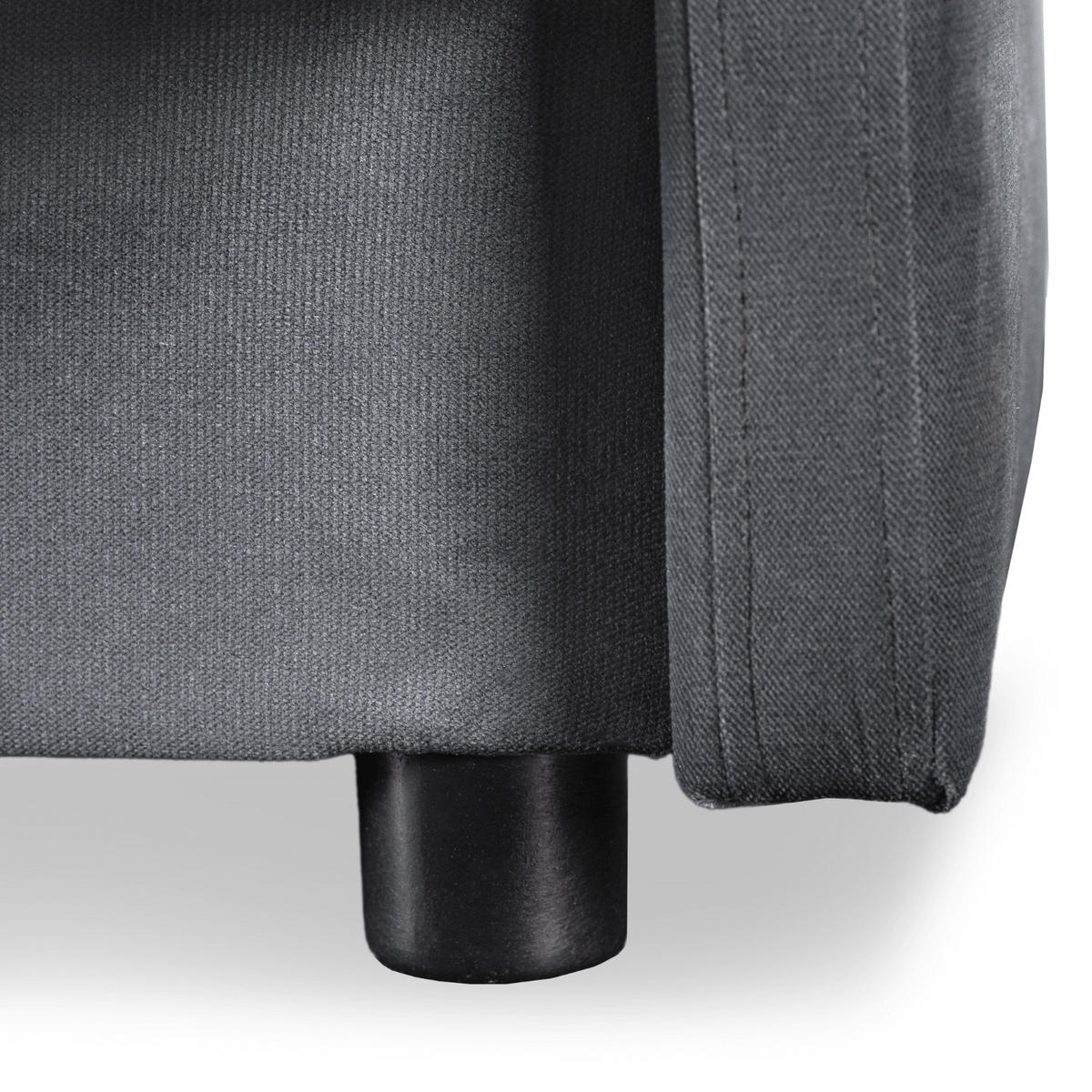 SOFA STELLA ausziehbar Schlaffunktion Grau - Grau, Holz/Textil (2000/94/850cm) - makarowski meble