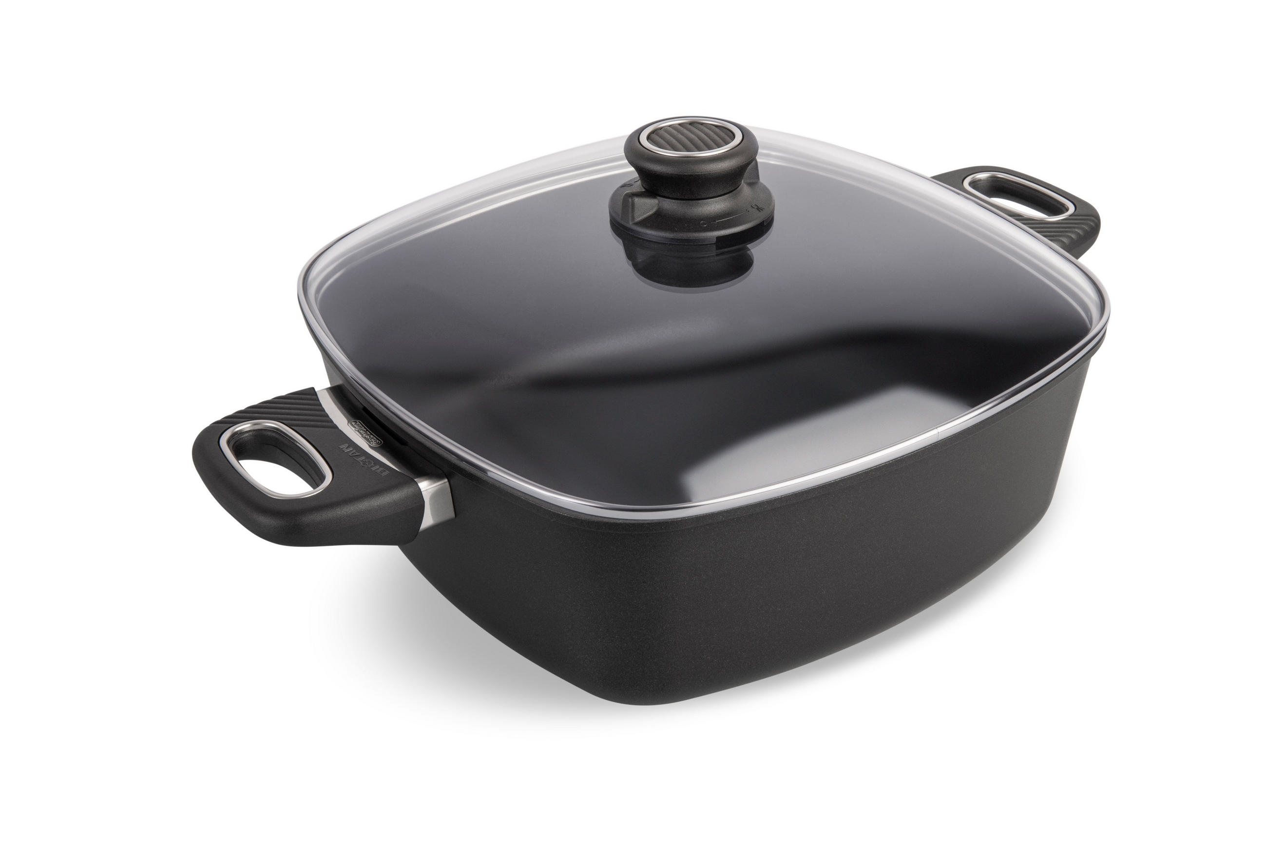 KASSEROLLE INDUKTION ⌀28cm - Schwarz, Kunststoff/Metall (28cm) - Gastrolux