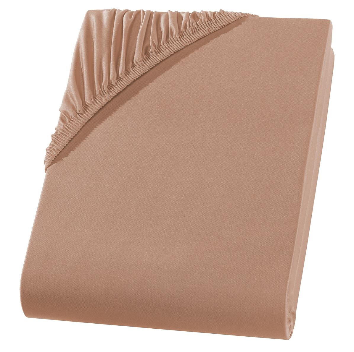 MIKROFASER-SPANNBETTLAKEN 90x200 Braun - Hellbraun, Textil (90/200cm) - Carpe Sonno