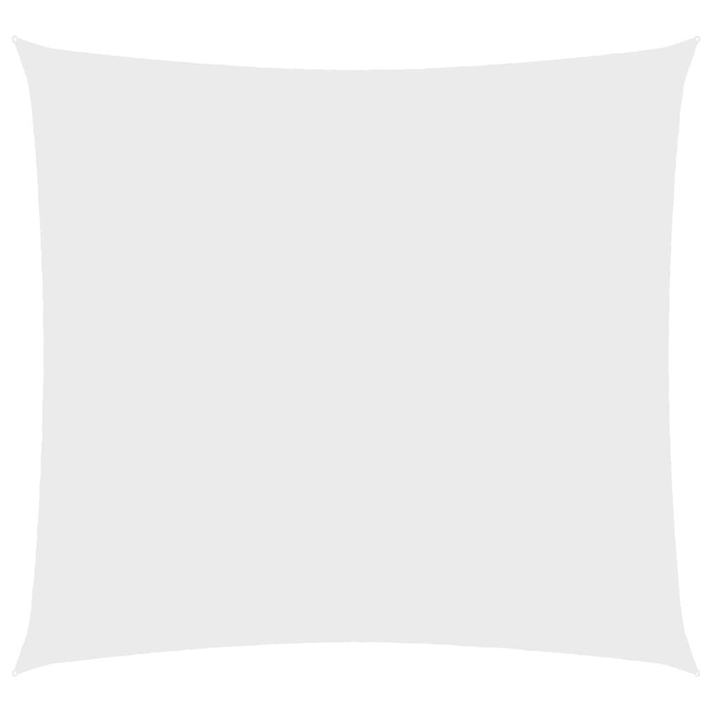 SONNENSEGEL Oxford Gewebe Quadratisch 3,6x3,6 m Weiß - Weiß, Textil (360/360cm) - furnicato