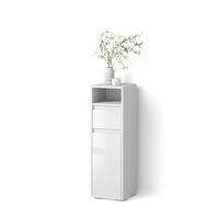 MIDISCHRANK Savuto Weiß 30.2 x 96.3 cm - Weiß, Holzwerkstoff (30.2/96.3/30cm) - Livinity®