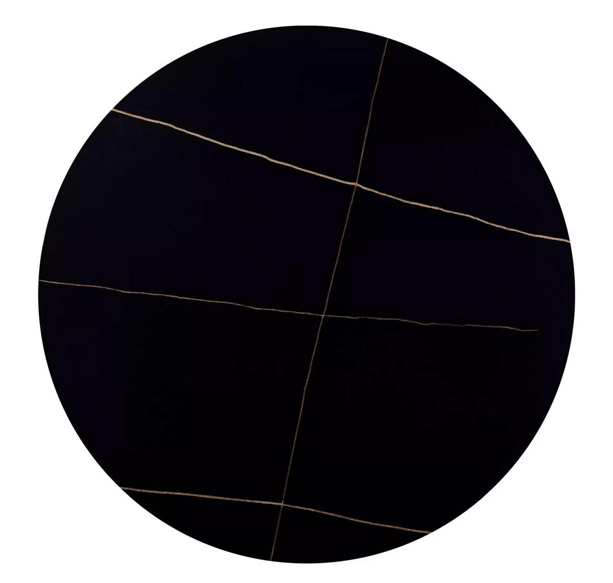 ESSTISCH Rion Marmor Schwarz 90 / 90 / 76cm - Schwarz, Holz/Keramik (90/90/76cm) - Feldmann-Wohnen