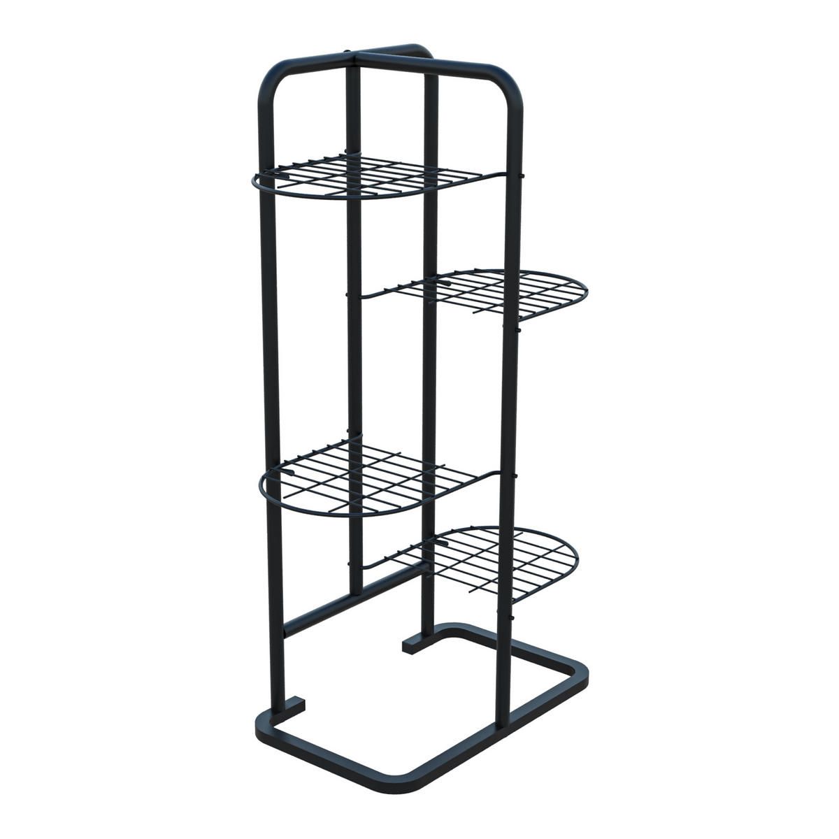 PFLANZENSTÄNDER Pedersöre - Schwarz, Metall (52/83/25cm) - [en.casa]