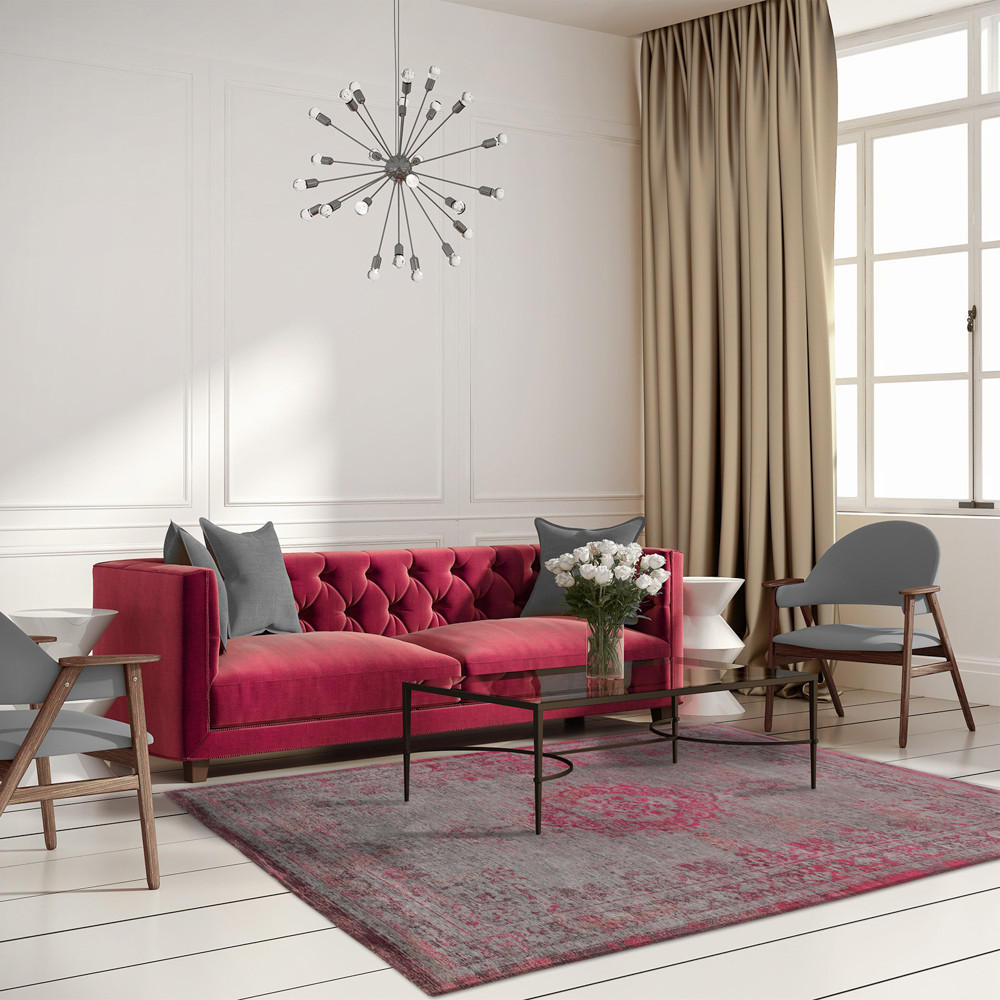 TEPPICH Pink Flash Fading World 170/240 cm - Rot, Textil (170/240cm) - Louis De Poortere