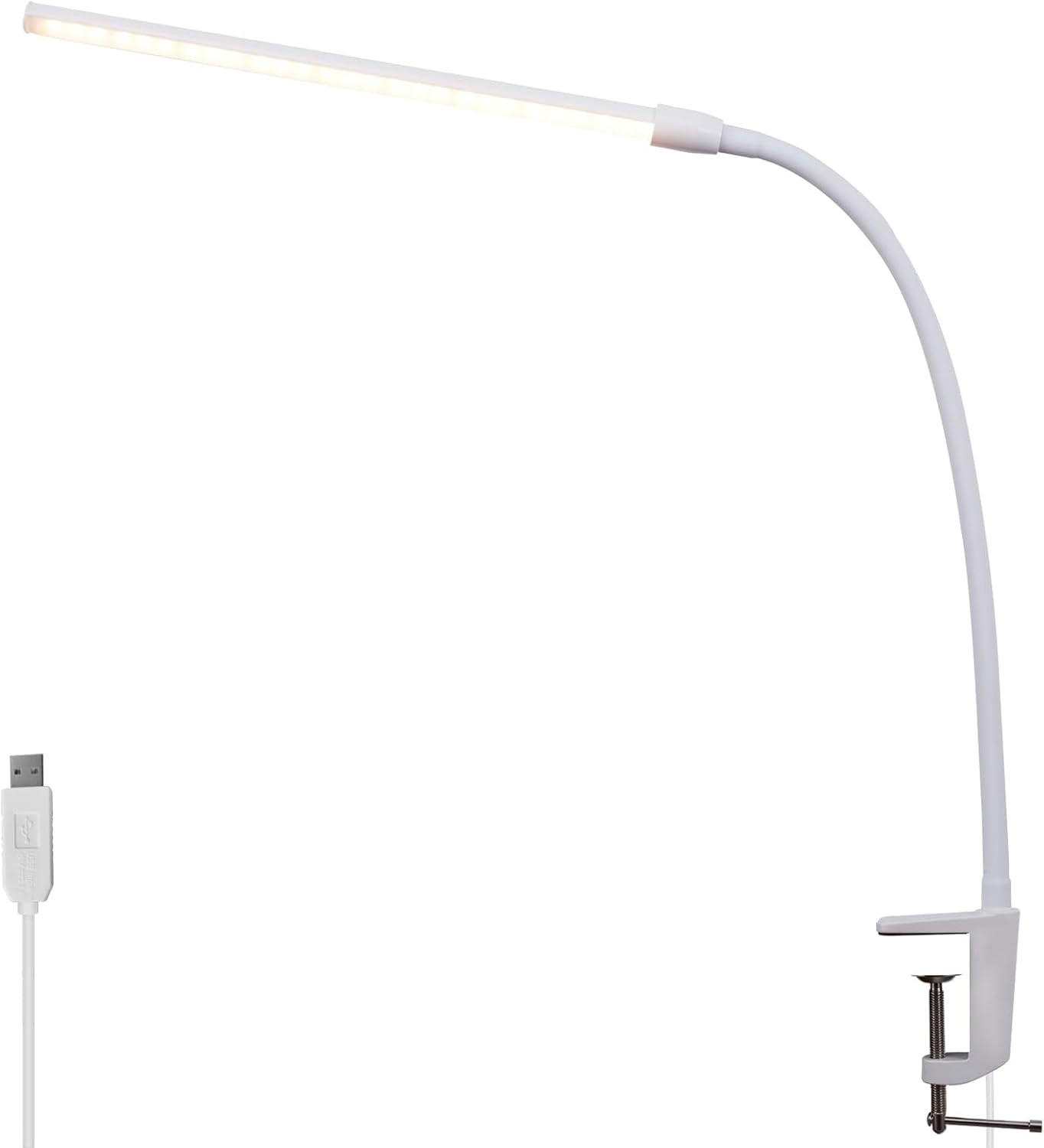 ZMH Tischlampe Weiß 6.5x80.8x6.5 cm