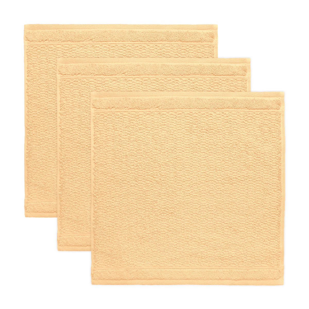 SEIFTUCH PEARL 3ER PACK - Gelb, Textil (30/30cm) - Möve for Frottana